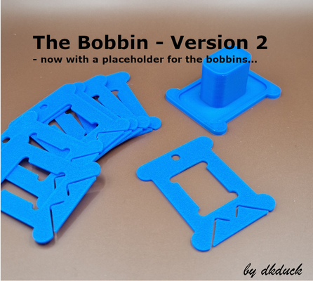 bobin versiyon 2 by dkduck hobi kendin yap tığ işi örgü örmek dikiş gereçler 3d print model - Mito3D