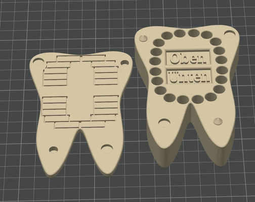 scatola dei denti zahnbox remixato by soulknight1989 arte modelli dente 3d print model - Mito3D