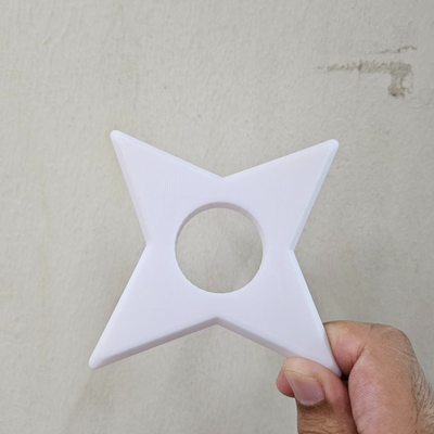 naruto shuriken basic model by fizzy3d props & cosplays replica weapon anime 3d print model - Mito3D