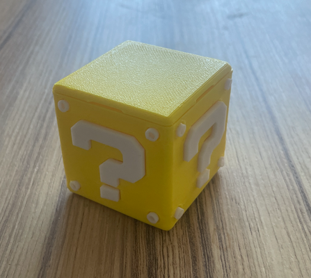 super mario switch card microsd block remixed by duckbang hobby & diy electronics nintendo question game storage sd micro 3d print model - Mito3D