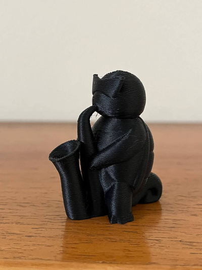 esquilo saxofone suporte by mencionado arte esculturas pokémon tiktok meme 3d print model - Mito3D