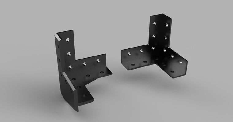 3030 extrusion ecke klammern by euston stadt 3d drucker teile extrusion3030 3030corner halterung 3d print model - Mito3D