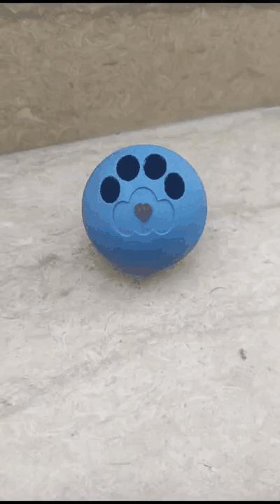 pallina katzen by abonnieren miniaturen tiere ball spielzeug klang tier 3d print model - Mito3D