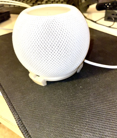 elma ana bilgisayar mini destek yüzük by g tasarım araçlar gadget'lar aksesuarlar apple homepod 3d print model - Mito3D