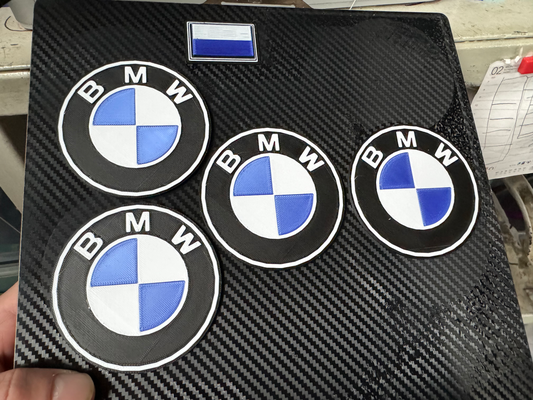 bmw beer drink coaster 80mm by gerhardguentherjun household decor drinkcoaster glasscoaster 3d print model - Mito3D