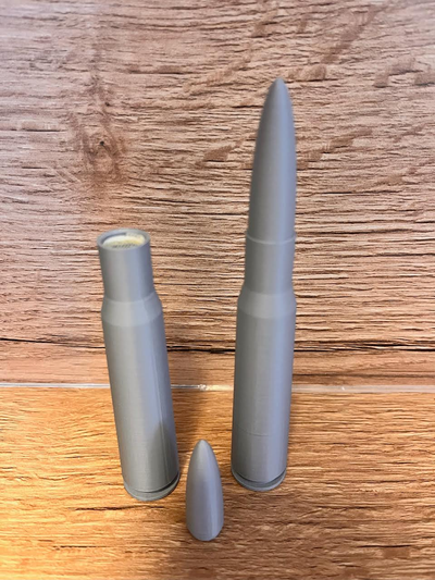 50 bmg gizli saklanma kutu yeniden karıştırılmış by piskopos araçlar gadget'lar para bilmiyor cephane madde işareti banka banknot saklamak 3d print model - Mito3D