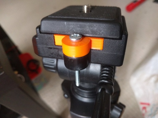 miranda pro 3 tripod quick release plate lock by beerman hobby & diy 3d print model - Mito3D