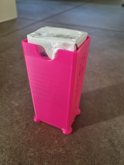 juice box holder by wh engineering robotics household house models juice-box drink baby toddler sippy 3d print model - Mito3D