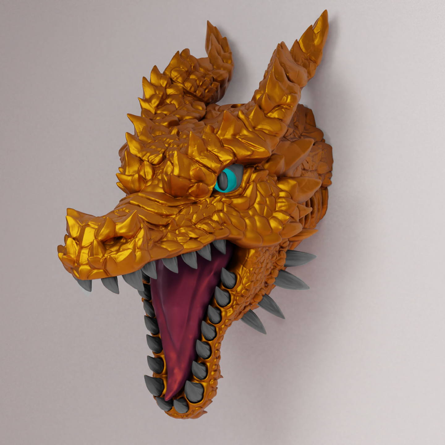 realistico charizard drago testa by becca 3d stampantepets arte sculture pokemon 3D print model - Mito3D