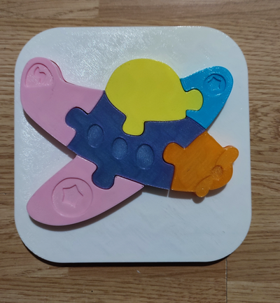 aereo puzzle ragazzi by jpokorny12 giocattoli giochi 3d print model - Mito3D