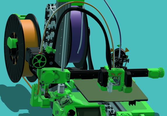 extruder visualizer by abonnieren 3d drucker teile 3d print model - Mito3D