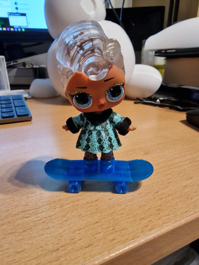 oh mio dio lol skateboard remixato by nobody28 oggetti scena cosplay tpu 3d print model - Mito3D