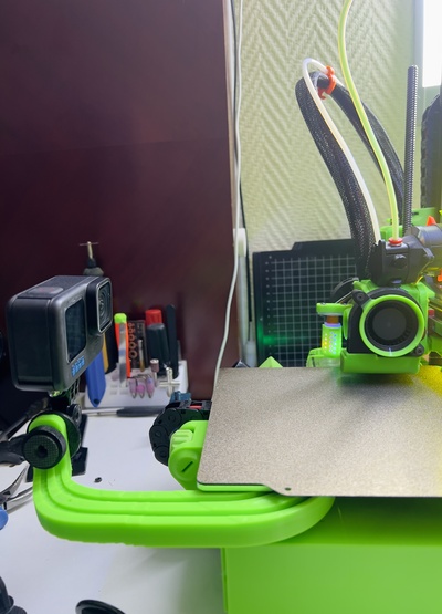 bauen teller kamera montieren adapter by abonnieren 3d drucker zubehör cameramount gopro halterung lerdge lerdgeix 3d print model - Mito3D