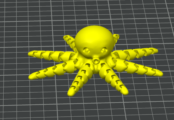 octopus cute by nmh34vn miniatures animals 3d print model - Mito3D