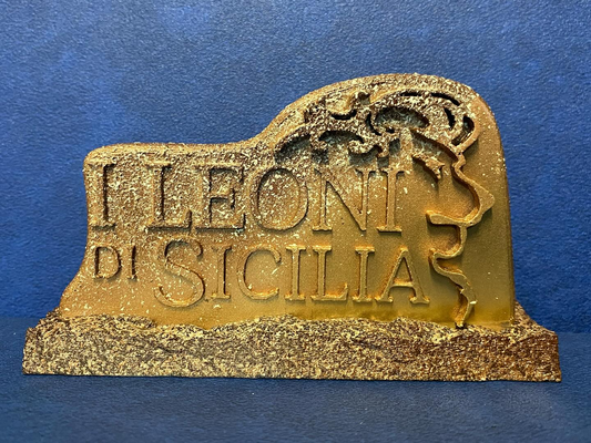 leoni di sicilya logo by 3dmarts sanat işaretler logolar aslan 3d print model - Mito3D