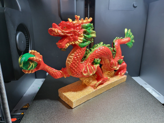 verheißungsvoll chinesisch drachen spielen perle by polymer koch haushalt feierlichkeiten asiatisch geschenk skulptur schreibtisch zubehör fantasie modell zahl 3d print model - Mito3D