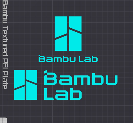 bambu laboratuar logo + yazı tipi svg stl by make3dtc sanat işaretler logolar bamulab bambulab 3d print model - Mito3D