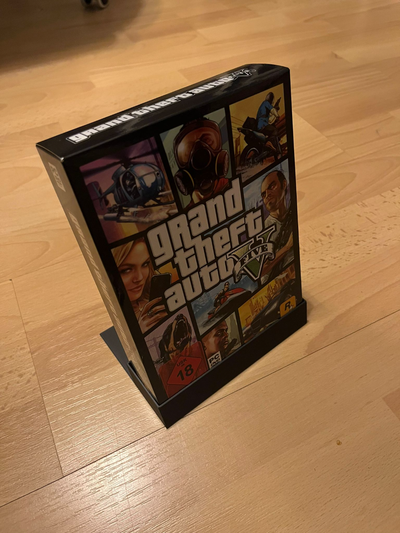 gta v pc gioco in piedi st nder by mrsretronintendo utensili organizzatori v giochi halterung spiele 3d print model - Mito3D