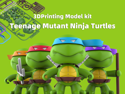 adolescent mutant ninja tortues by wuguigui jouets jeux figurine poupée modèle jouet 3d print model - Mito3D