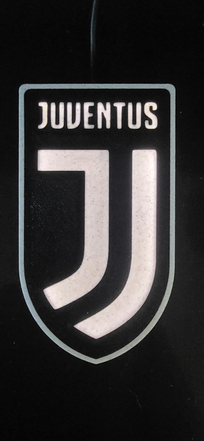 juventus lightbox by printinplace household decor light soccer italian juvefc juve led lighled ledlight ledstrip 3d print model - Mito3D