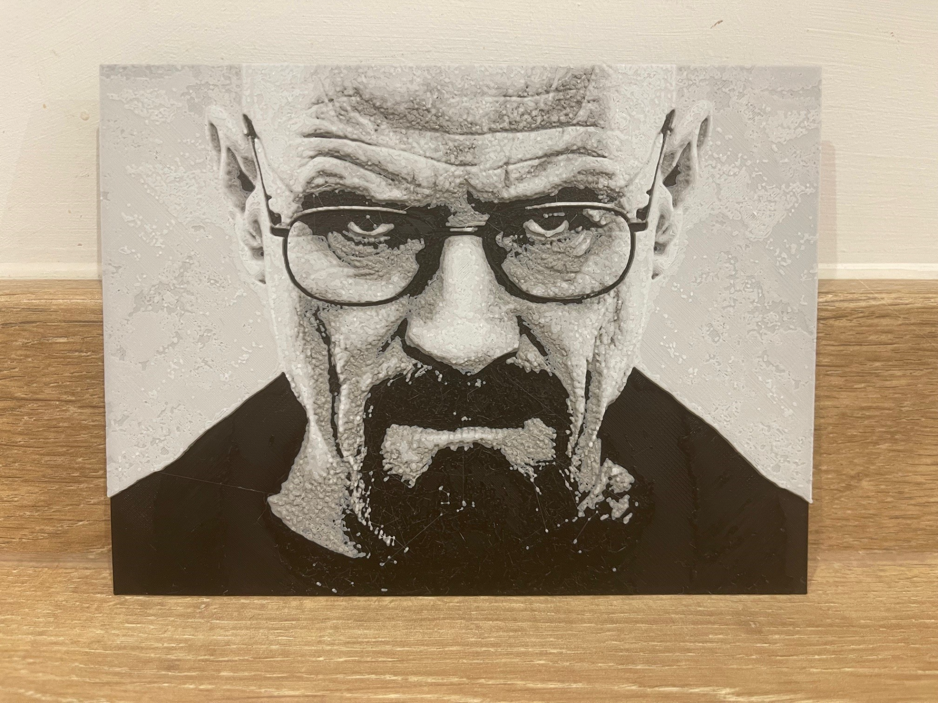 walter weiß hutschmiede by dylcro2 kunst 2d farbton schmiede walter white brechen wandlung bösen netflix serie brille schwarz 3D print model - Mito3D