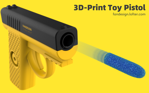 toy pistol by wuguigui toys & games gun nerf nerfgun 3d print model - Mito3D