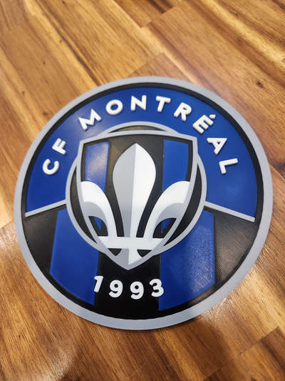 cf montreal impacto by jim 2835 arte señales logos mls fútbol 3d print model - Mito3D