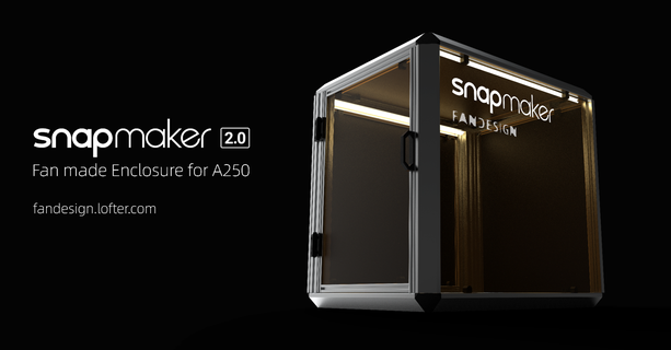 gehege snapmaker 2 0 by wuguigui 3d drucker teile einhüllen snapmaker20 3d print model - Mito3D