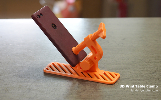 masa kelepçe by wuguigui araçlar kelepçeler klips klipler kulp destek telefon standı akıllı tutucusu kelepçesi araç 3d print model - Mito3D