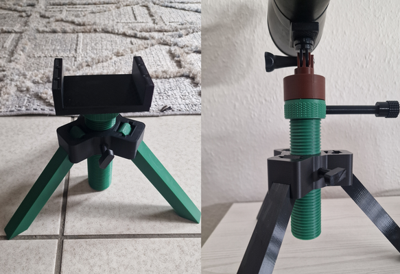 tripod tüfek gopro by tiago bgpereira hobi kendin yap spor açık havada tabanca 3d print model - Mito3D