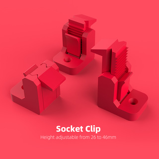 steckdose clip by wuguigui werkzeuge clips fixierung fest festsetzung vorrichtung steckdosenclip 3d print model - Mito3D