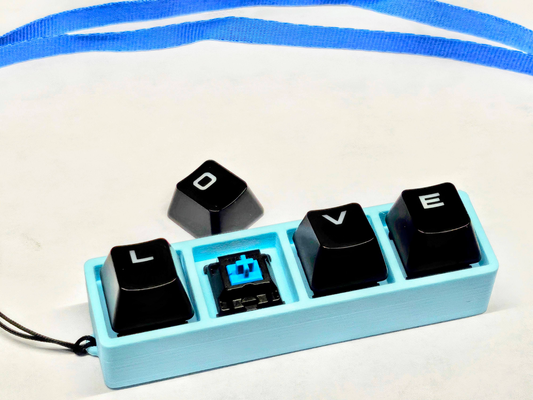 key switch fidget by tearz89 toys & games cherry mx cherrykeycap keycap toy 3d print model - Mito3D