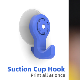 suction cup hook by wuguigui household house models hooks suctioncup suctioncupmount suctionmount towelhook wallhook 3d print model - Mito3D