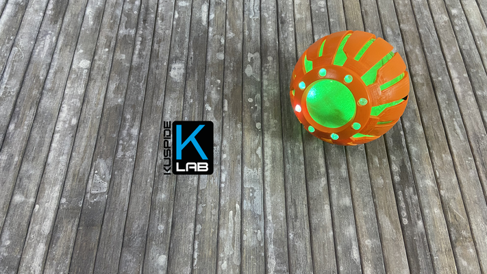 green goblin's pumpkin bomb spiderman by kuspidelab props & cosplays greengoblin nowayhome pumpkinbomb 3d print model - Mito3D