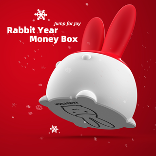 rabbit money box by wuguigui tools organizers bunny christmas christmasgift gift happynewyear moneybox piggybank 3d print model - Mito3D