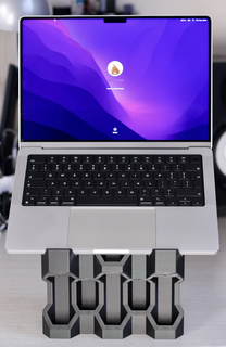 esasperante in piedi macbook pro 14 16 esagonale computer portatile by 3dprintbeginner passatempo fai elettronica 3d print model - Mito3D