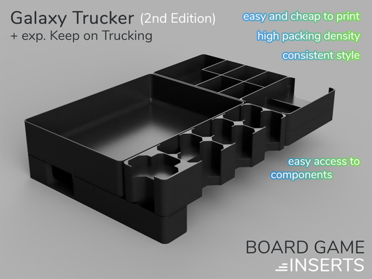 tablero juego insertar galaxia camionero 2nd edición exp on camionaje by khornung juguetes juegos organizador hermano 3d print model - Mito3D