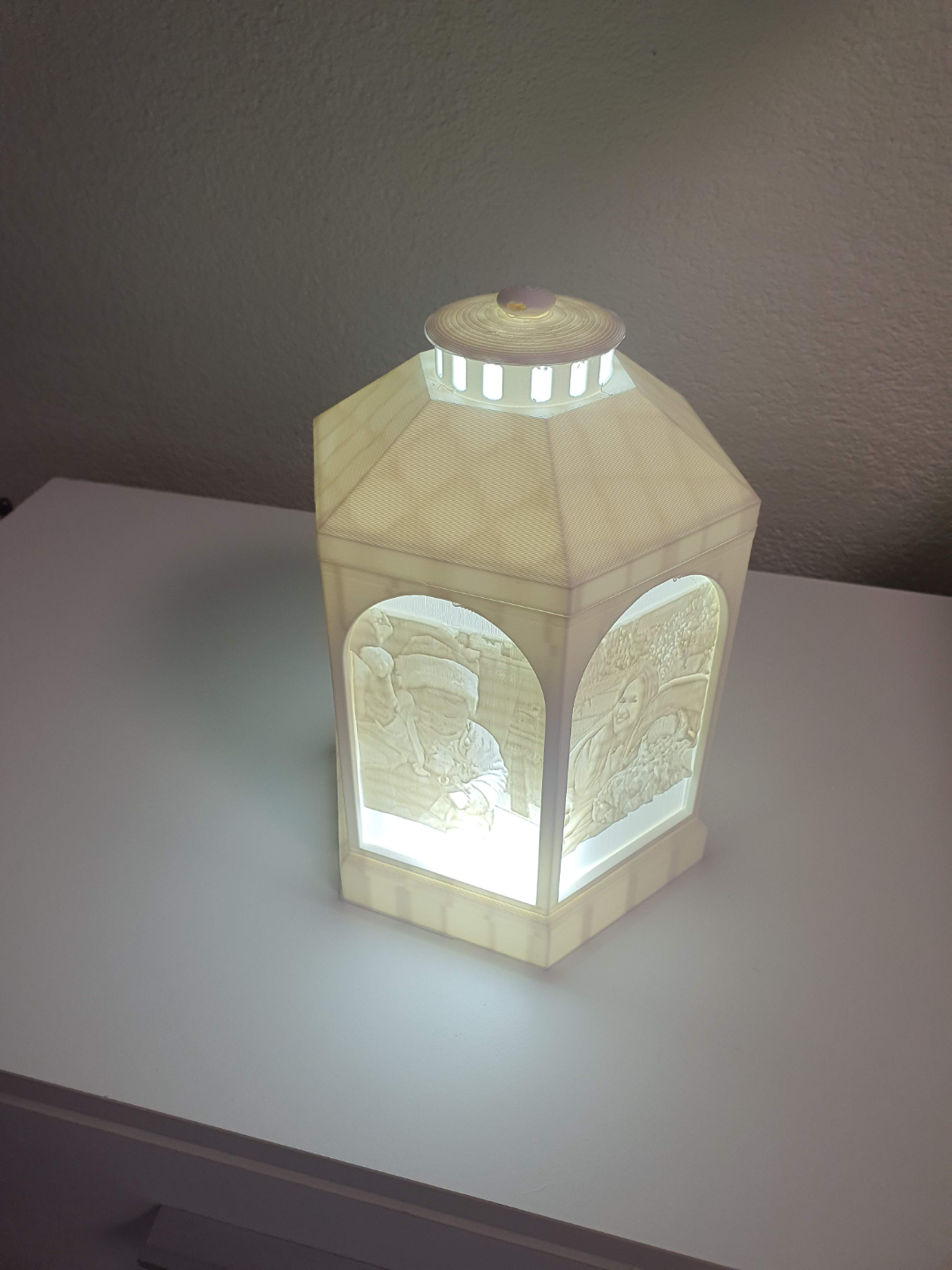 candlestick lantern candlebox by dany112svk household decor candle box lithophane lithophan 3D print model - Mito3D