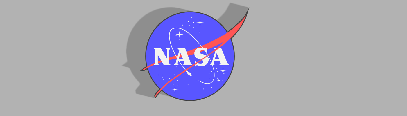 nasa logo lightbox by sykotik art signs & logos outer space exploration spaceship star wars trek planets shuttle falcon x heavy rocket 3d print model - Mito3D