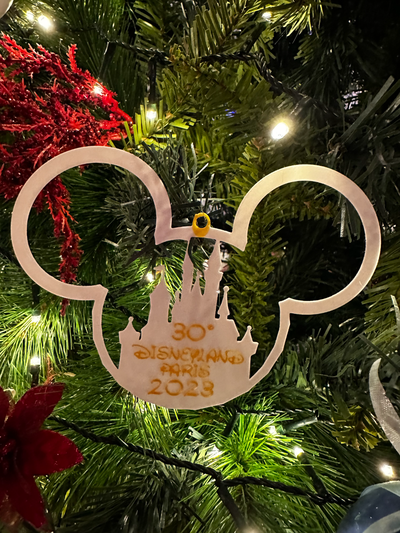 disneyland paris 30 jahrestag weihnachten untersetzer schloss mickey 39 ohren neu gemischt by cav9871 haushalt feierlichkeiten baum dekoration 3d print model - Mito3D