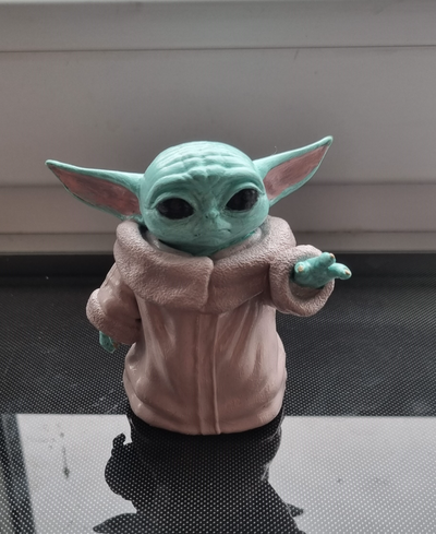 yoda remixado by negão miniaturas criaturas 3d print model - Mito3D