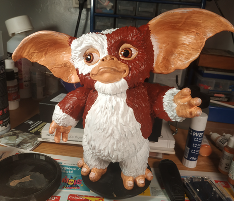 gizmo mogwai remixado by negão miniaturas criaturas 3d print model - Mito3D