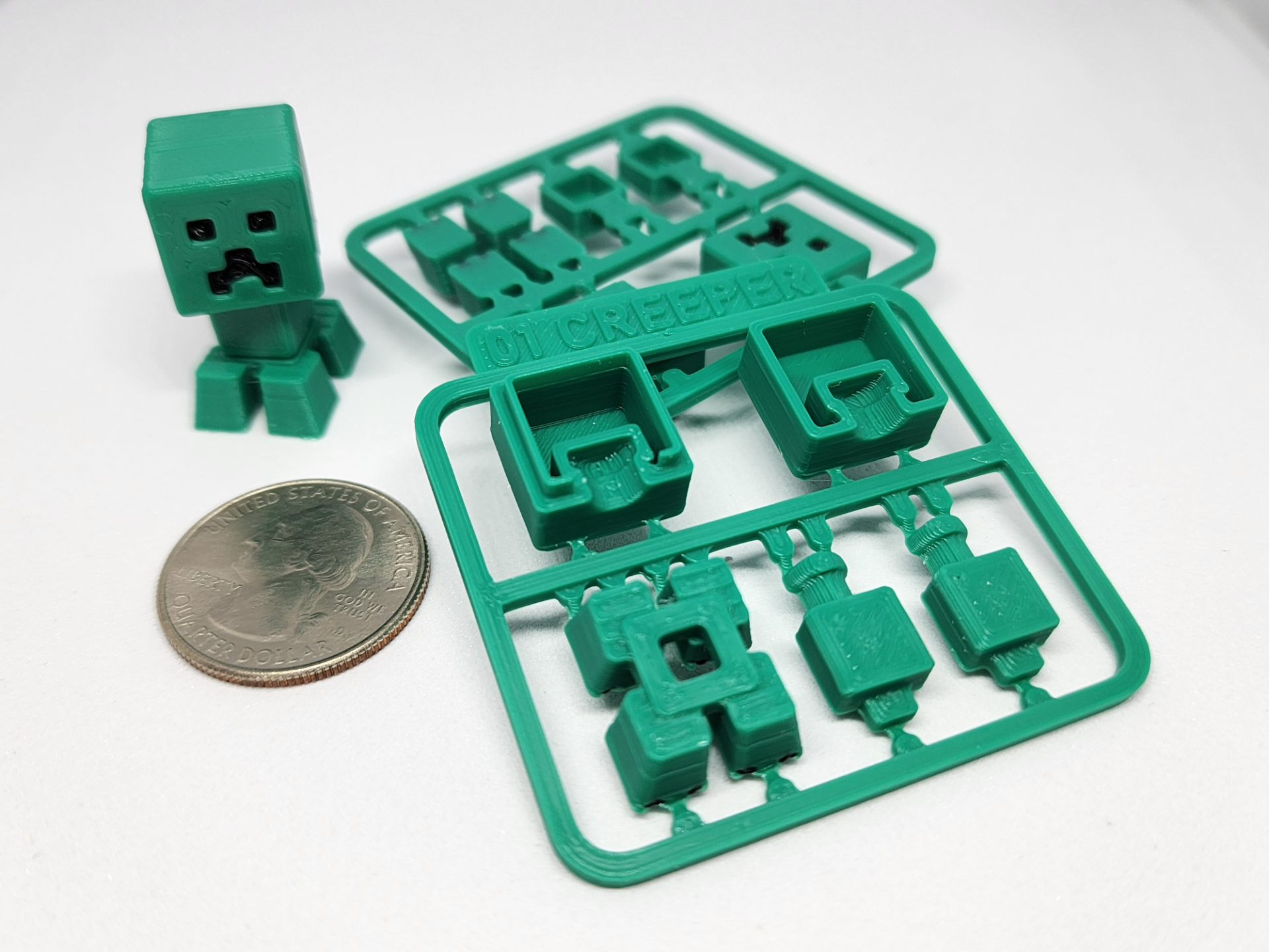 minecraft inspired sarmaşık mini şekil takım anahtarlık süs by chiz m oyuncaklar oyunlar rakamlar kart 3D print model - Mito3D