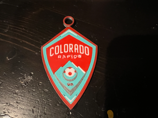 mls colorado rápidos llavero by gruñón arte señales logos fútbol 3d print model - Mito3D