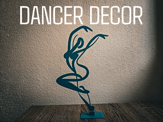 décor danseur by conclusion ménage 2dart 2dartwork danse art déco 3d print model - Mito3D