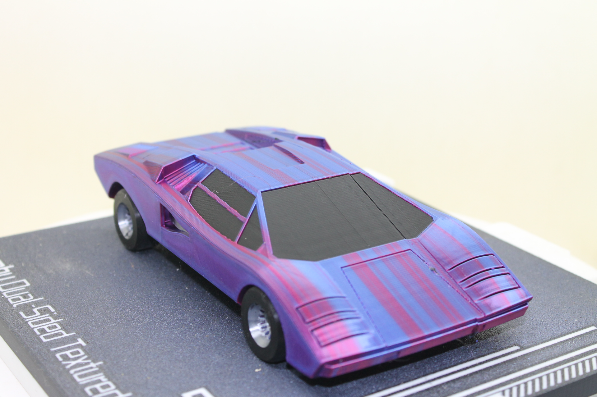 lamborghini countach lp 400 pip mehrfarbig neu gemischt by wollüstig spielzeuge spiele spielzeug wagen fahrzeug drucken ort 3D print model - Mito3D