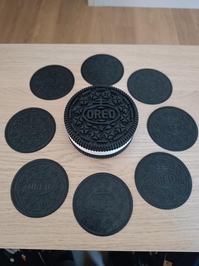 oreo galleta portavasos conjunto by taprico casa modelos a1 ams lite 3d print model - Mito3D