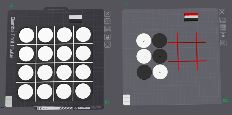 tic tac zehe by schlumpfi spielzeuge spiele tafel spiel spiel 3d print model - Mito3D