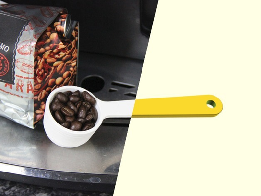 coffee measuring spoon 7g hole remixed by keeeal tools measure scoop 3d print model - Mito3D