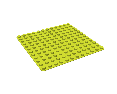 dup lo brick baseplate 12x12 by ukobrick toys & games puzzle 3d print model - Mito3D